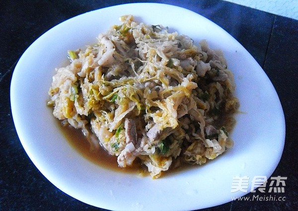 肉丝酸菜的做法步骤:10