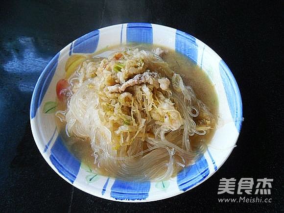 酸菜炖粉丝的做法步骤:10