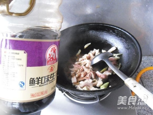 肉皮炖白菜的做法步骤:7