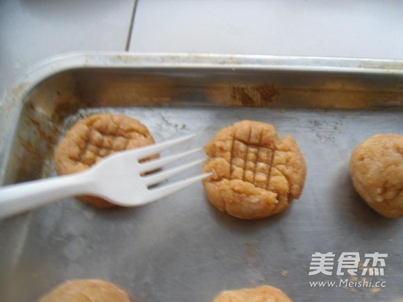 花生酱香饼的做法步骤:9