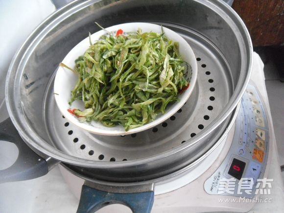 肉烧干豆角丝的做法步骤:4