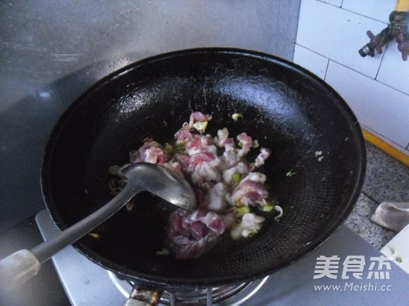 肉烧干豆角丝的做法步骤:8