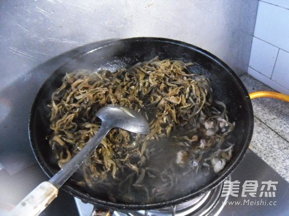 肉烧干豆角丝的做法步骤:11