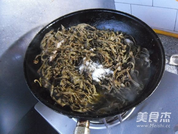 肉烧干豆角丝的做法步骤:12