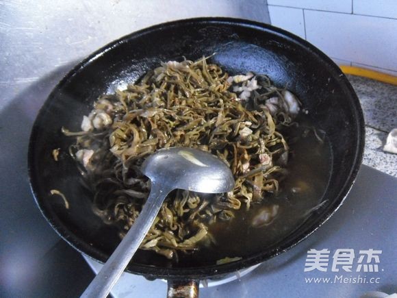 肉烧干豆角丝的做法步骤:13