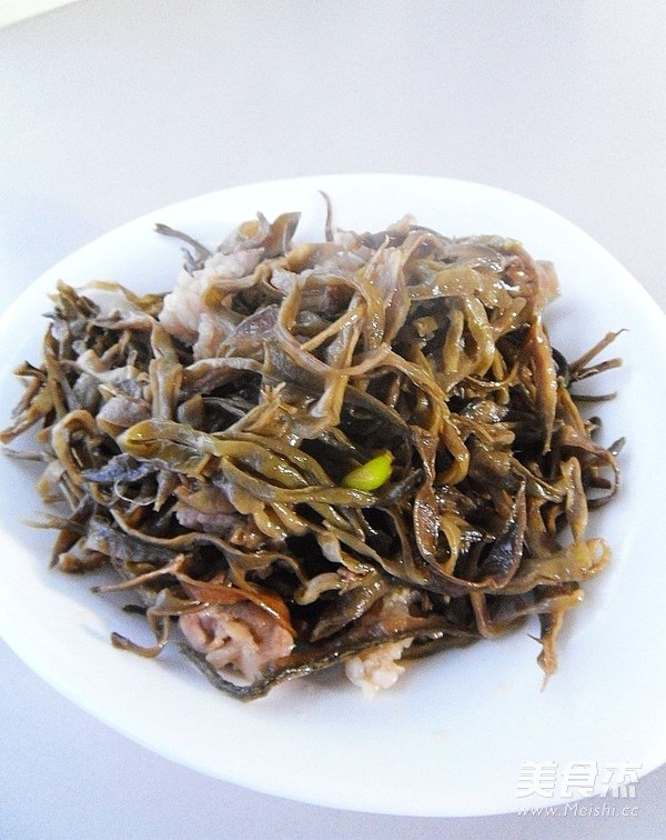 肉烧干豆角丝的做法步骤:16