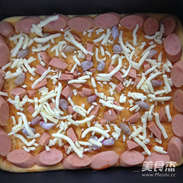 黄金米饭披萨的做法步骤:4