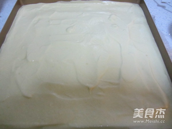 菠菜蛋糕卷的做法步骤:14