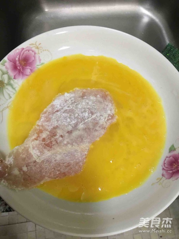 香酥鸡排的做法步骤:7