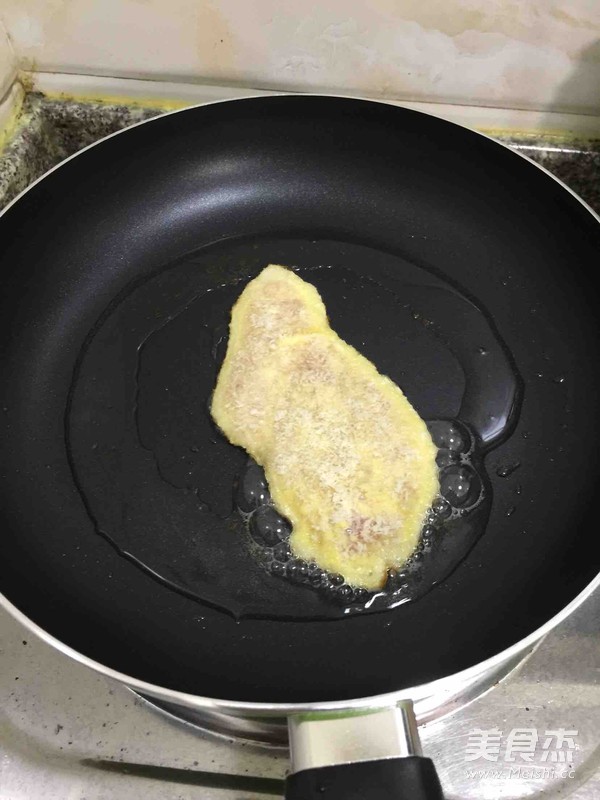 香酥鸡排的做法步骤:9
