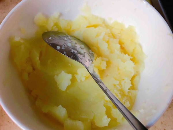 鸡胸肉土豆泥田园沙拉的做法步骤:4