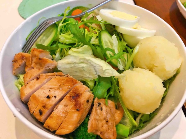 鸡胸肉土豆泥田园沙拉的做法步骤:6