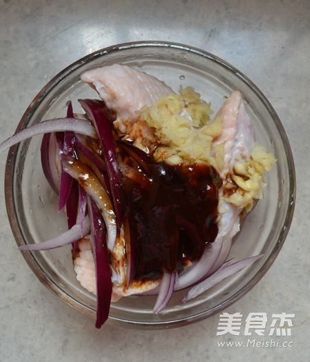 笨式鸡翅的做法步骤:5