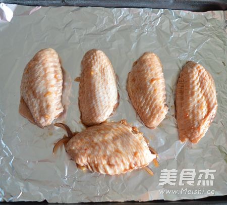 笨式鸡翅的做法步骤:7