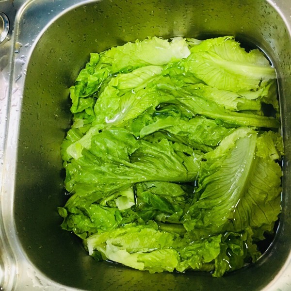 生菜豉油的做法步骤：1