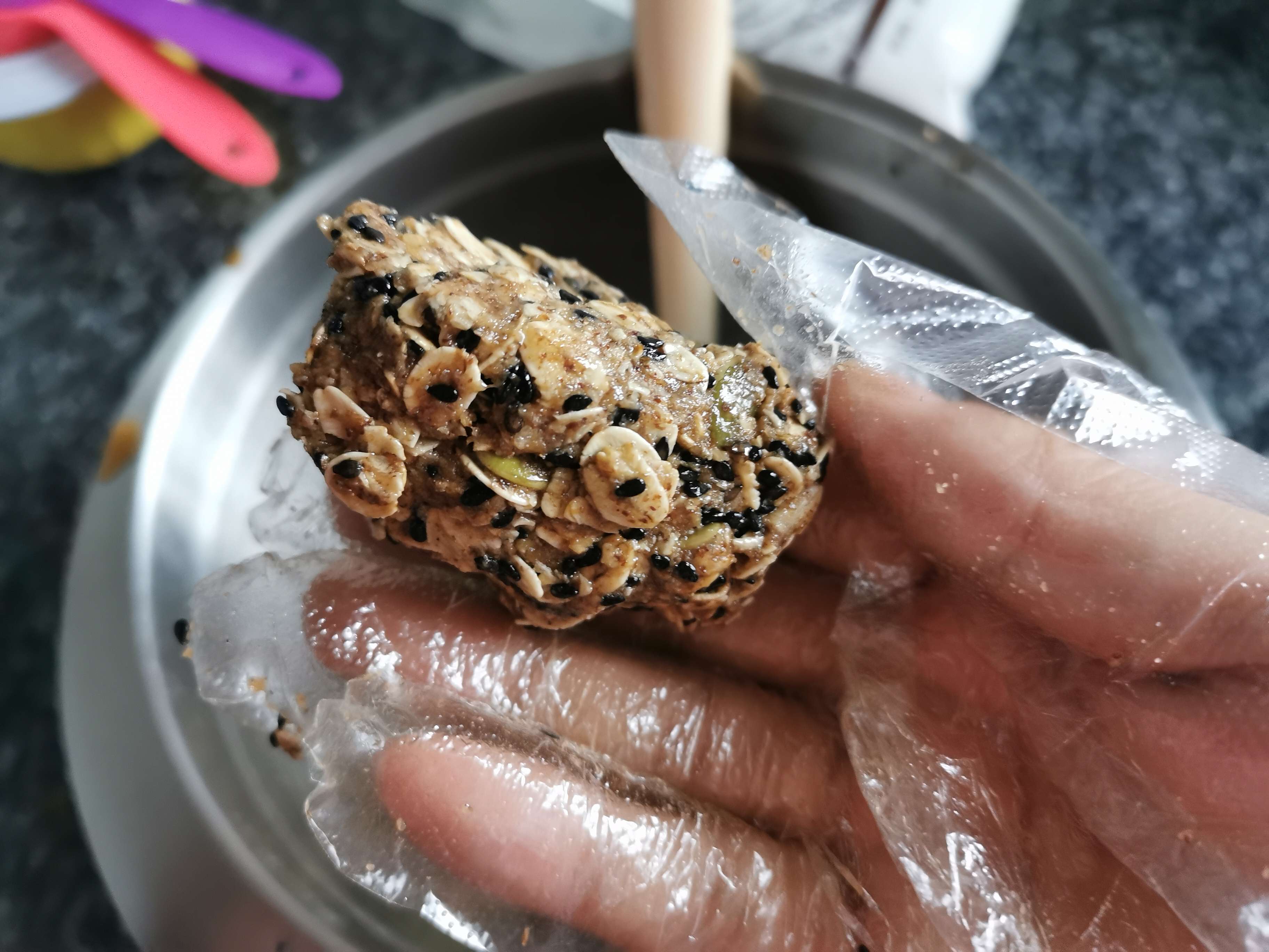 低卡燕麦饼干的做法步骤:6
