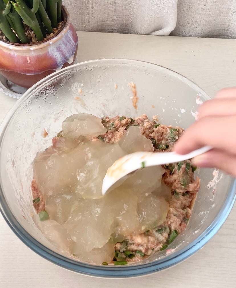 香嫩多汁,鸡汁汤包的做法步骤:10