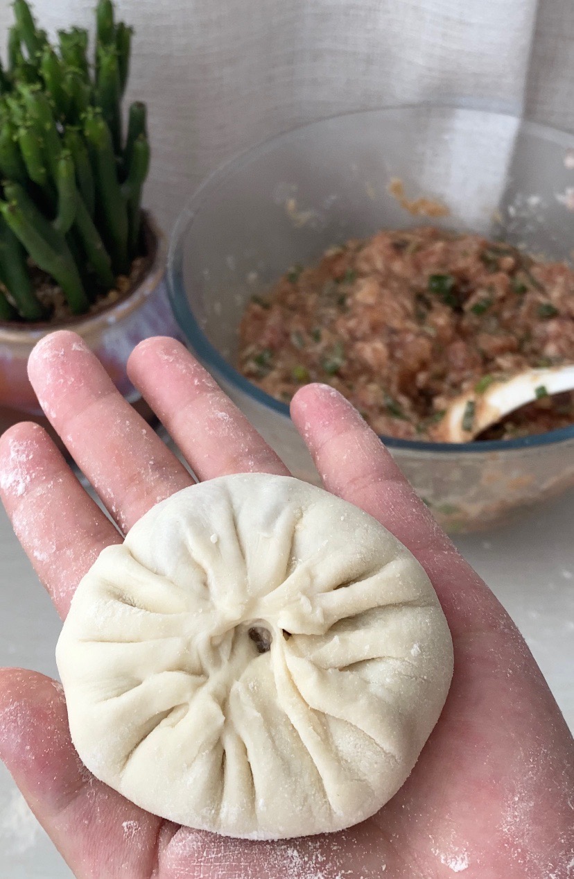 香嫩多汁,鸡汁汤包的做法步骤:13