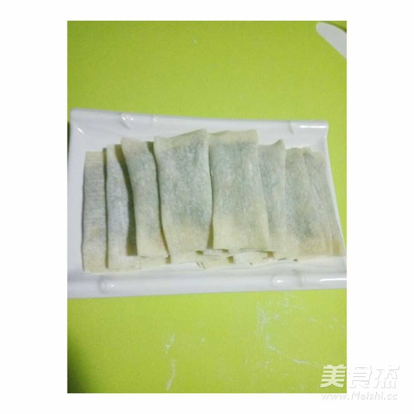 小馄饨皮的新吃法的做法步骤：5