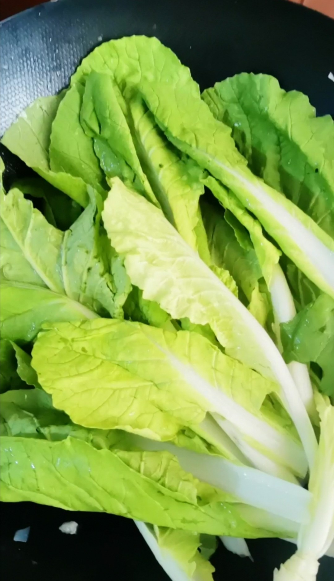 平菇炒小白菜的做法步骤：6