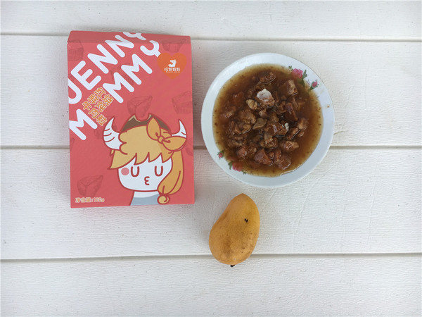 芒果牛肉粒的做法步骤：1