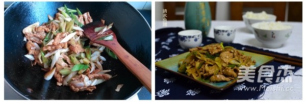 嗜肉族最爱葱爆肉的做法步骤:5