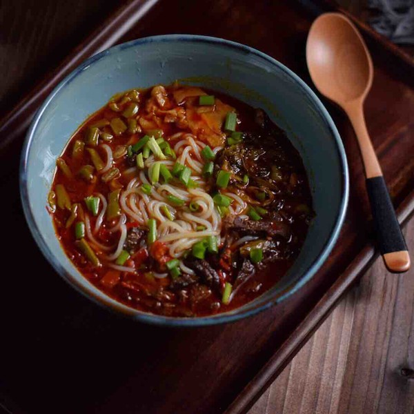 香辣牛肉粉的做法步骤:10