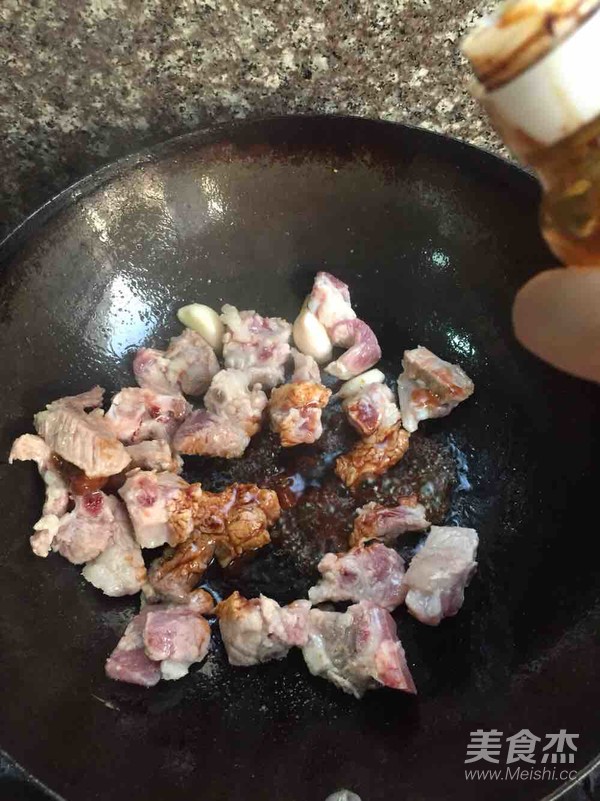 叉烧酱焖排骨的做法步骤:6