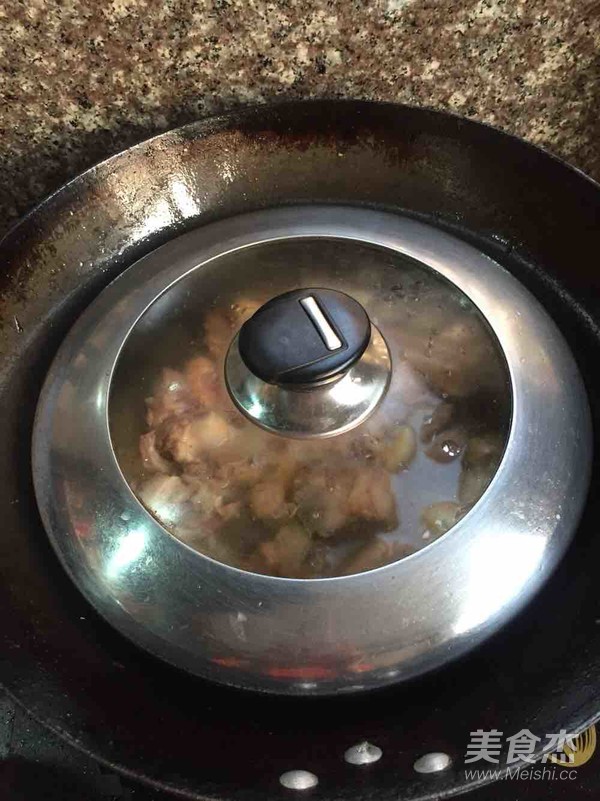 叉烧酱焖排骨的做法步骤:9