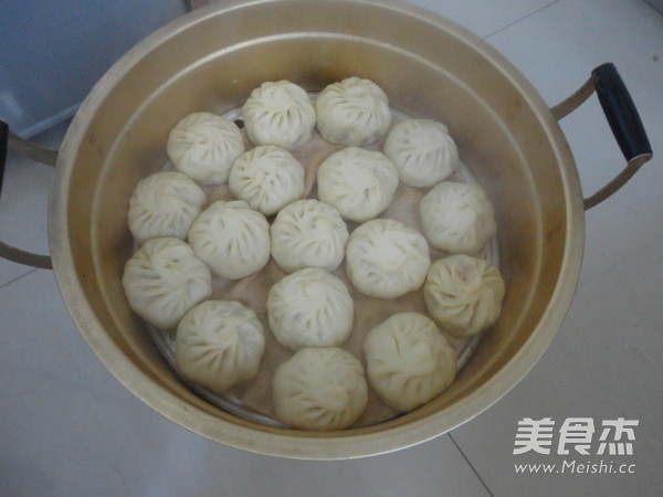 水萝卜猪肉包子的做法步骤:12