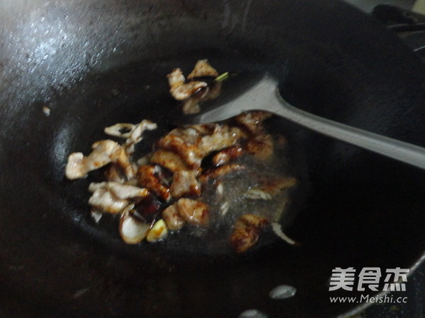 油菜炒豆腐的做法步骤：5