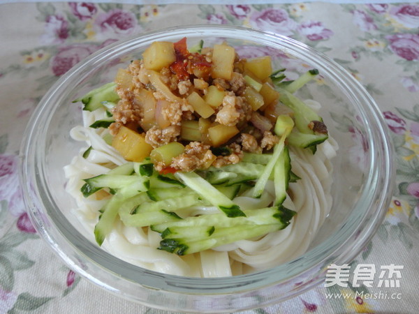杂酱面的做法步骤:15