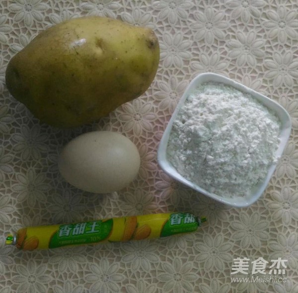 香煎土豆饼的做法步骤：1