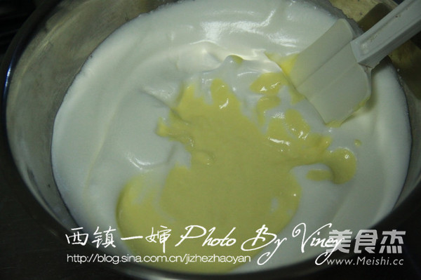 香草轻乳酪蛋糕的做法步骤:6