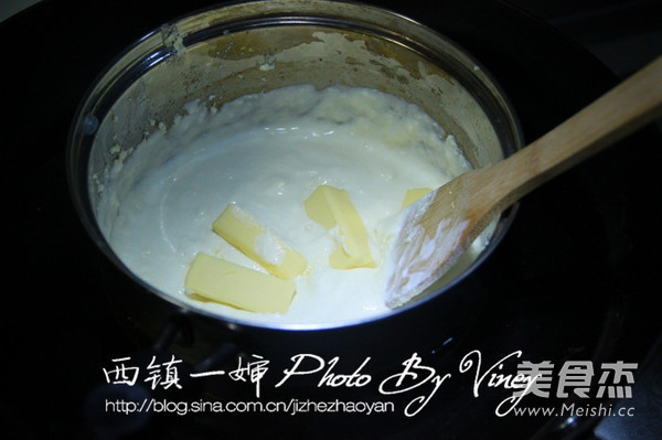 香草轻乳酪蛋糕的做法步骤：1