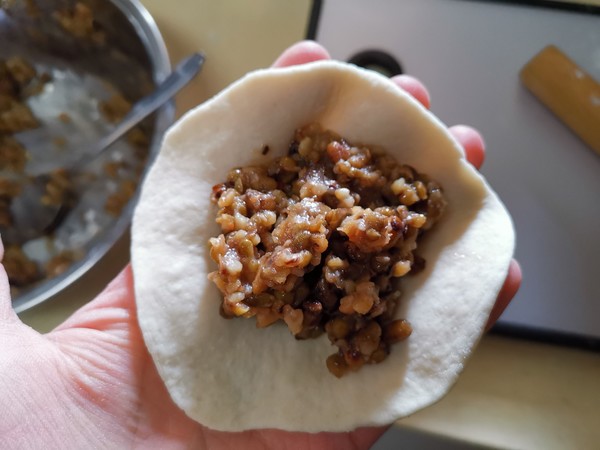 绿豆馅儿包子的做法步骤:5