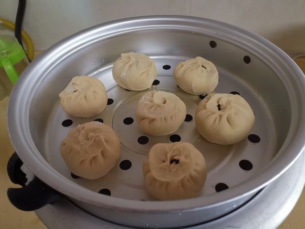 绿豆馅儿包子的做法步骤:6