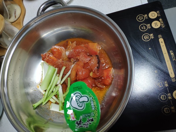 清淡的番茄火锅的做法步骤:14
