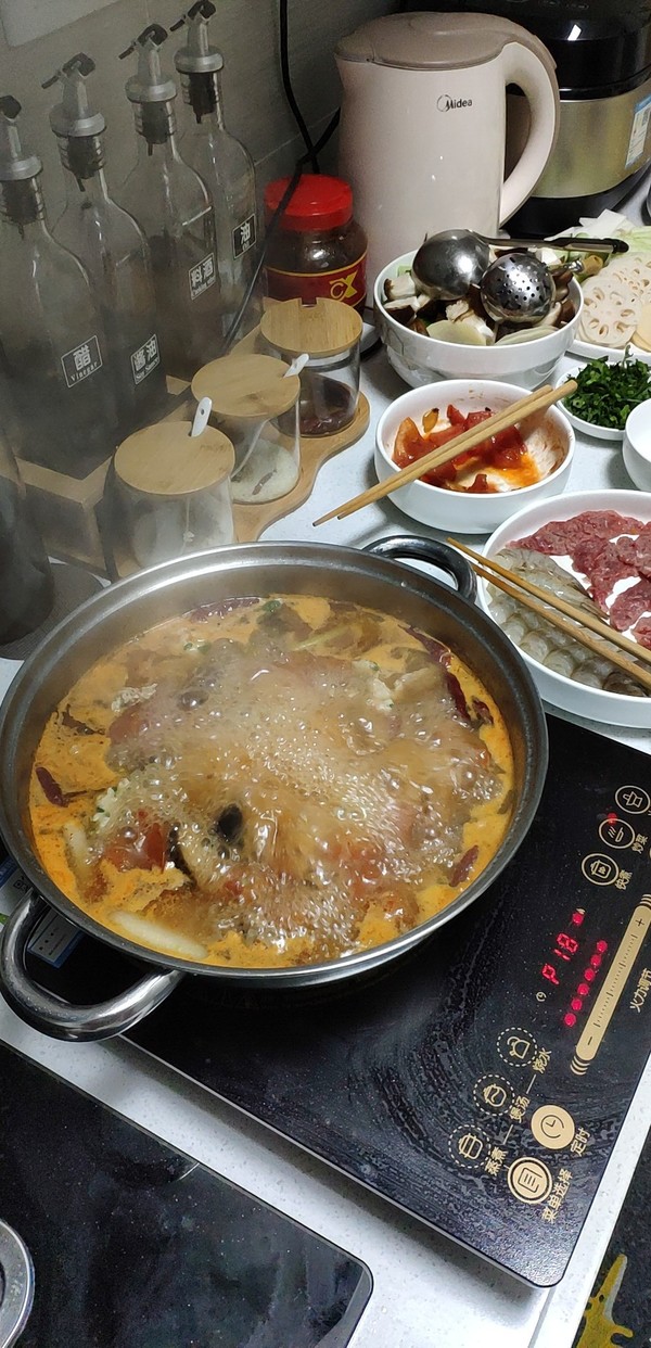清淡的番茄火锅的做法步骤:16
