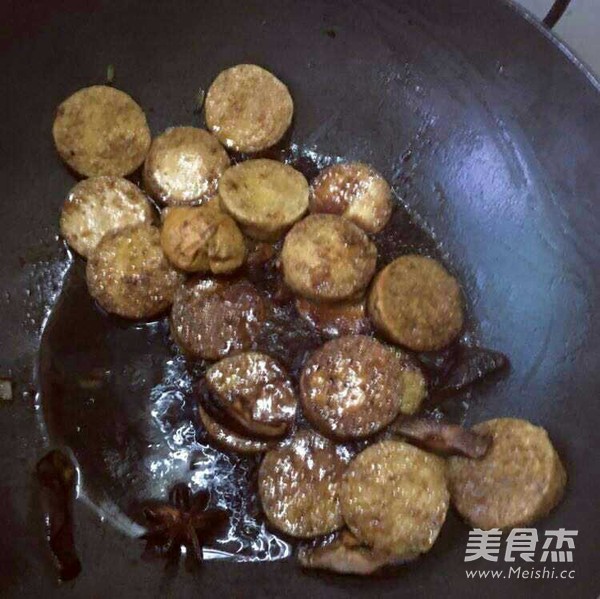 香菇素鸡的做法步骤：14