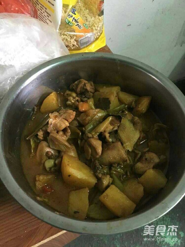 土豆烧鸡腿的做法步骤：18