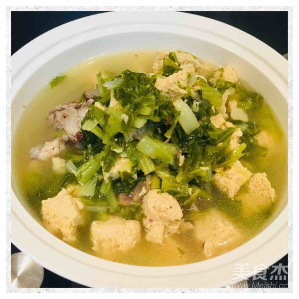 大棒骨炖白菜冻豆腐的做法步骤:6