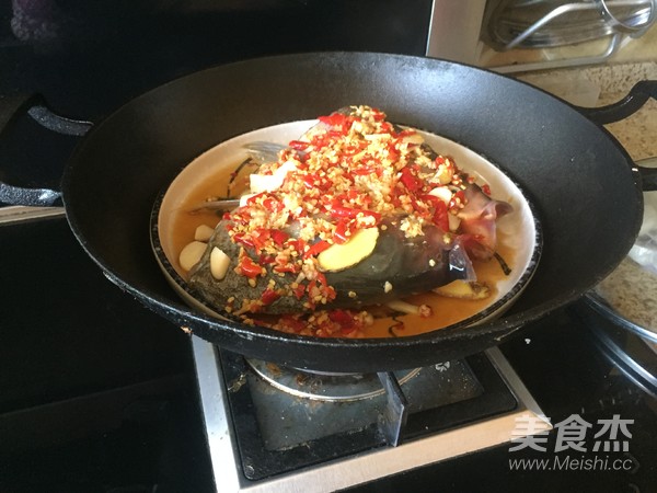 霸王超市| 剁椒鱼头的做法步骤:15
