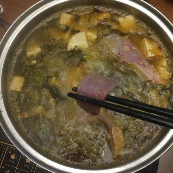 酸菜鱼豆腐火锅的做法步骤：11