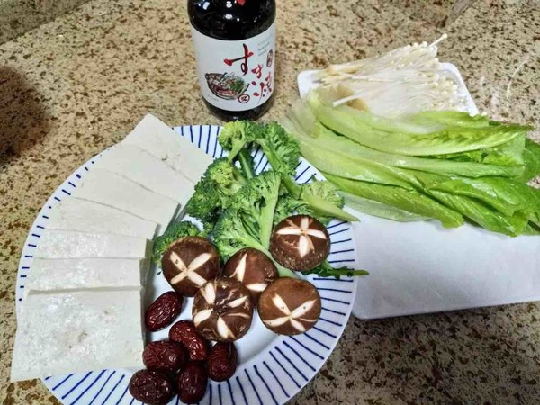 红枣豆浆火锅的做法步骤：1