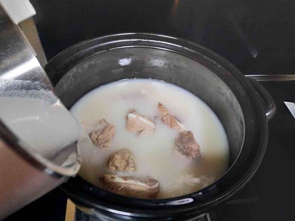 红枣豆浆火锅的做法步骤:3