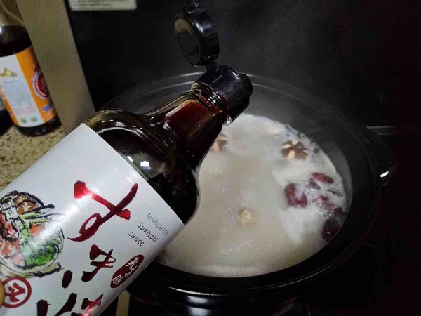 红枣豆浆火锅的做法步骤:7