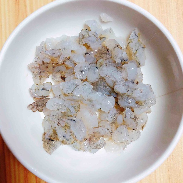 补钙鲜嫩虾糕（豆浆水蛋版）的做法步骤：2