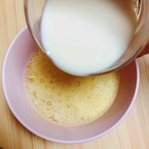 补钙鲜嫩虾糕（豆浆水蛋版）的做法步骤：7