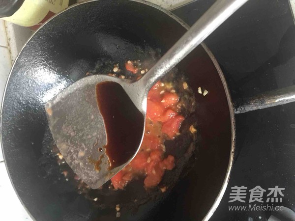 番茄烧冻豆腐的做法步骤：7